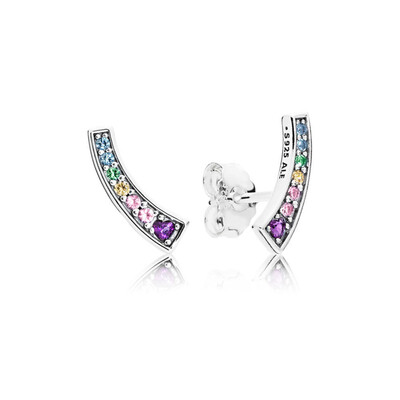 

Fashion Multi-Colour Arches Diamond Earrings
