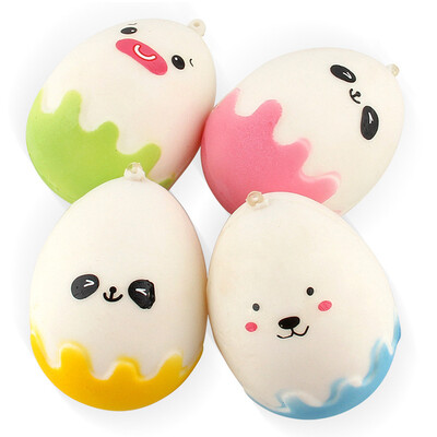 

YIWULA1PC Random Egg Expression Slow Rising Collection Squeeze Stress Reliever Toy