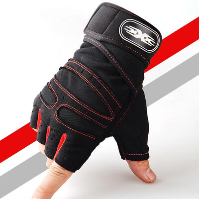 

New Sports Outdoor Half Finger Wrist Fitness Non-slip Shockproof Gloves