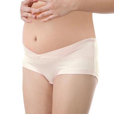 

1pc Sexy Lingeries Pregnant Women Underwear Cotton Panties Low Waist Pregnancy Shorts Mother Support Cartoon Postpartum Briefs