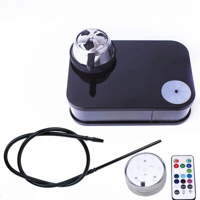 

Arab Hookah Set LED Light Portable Square Box Acrylic Fashion Hooka Shisha Bowl Smoking Water Pipe