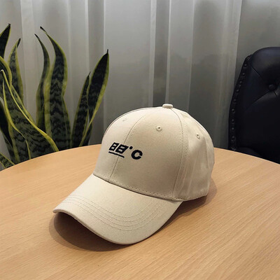 

2009 New Hat Female Spring&Summer Korean Version ins Baseball Cap C Embroidered Personal Trend Leisure Corner Hip Hop Cap Male