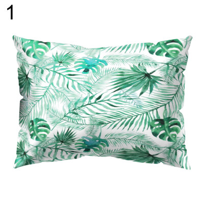 

Tropical Plant Flower Bird Pillow Case Cushion Cover Sofa Bed Car Office Decor