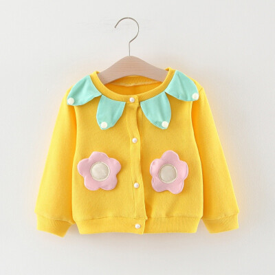 

Cotton Sweater Top Baby Girls Cardigan Autumn Coat Baby Children Clothing Girls Knitted Cardigan Sweater Kid Spring Clothes