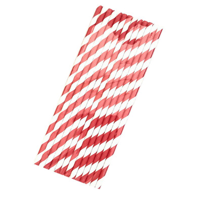 

Toponeto 25pcs Disposable Drinking Straws Home Bar Party Cocktail Drink Straw