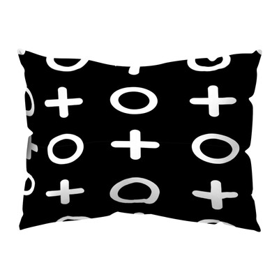 

〖Follure〗Black And White Style Polyester Pillowcase Pillowcase 30x50cm Home Decoration