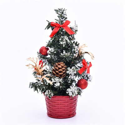 

Mini Christmas Tree Home Holiday Decor Festival Miniature Artificial Table 20cm