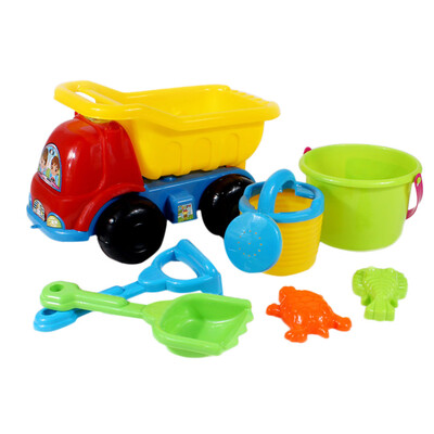 

Siaonvr 7Pcs Sand Kids Beach Toys Castle Bucket Spade Shovel Rake Water Tools For Kids
