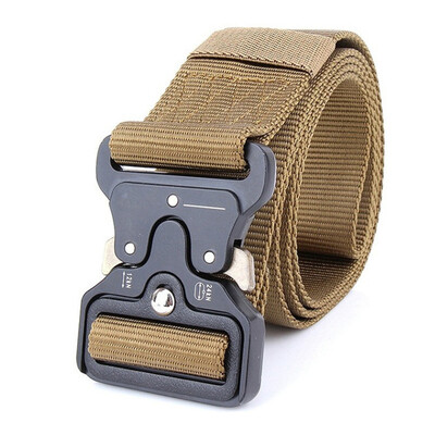

Men Heavy Duty Combat Tactical Belts Durable Nylon Strap Waist Belt
