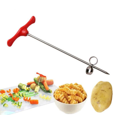

Spiral Knife Manual Vegetables Chopper Stainless Steel Ddurable Spiral Screw Slicer Cutter Fruit Tools Good Kitchen Utensil