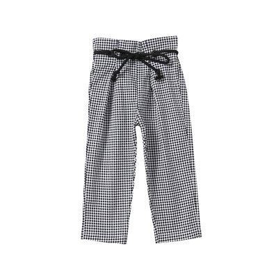 

Spring Baby Girl Plaid Print Cotton Long Pants Trousers Toddler Casual Bottoms Clothing New