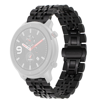 

〖Follure〗Stainless Steel Watch Band Accessory Band Bracelet Strap for AMAZFIT GTR 42MM