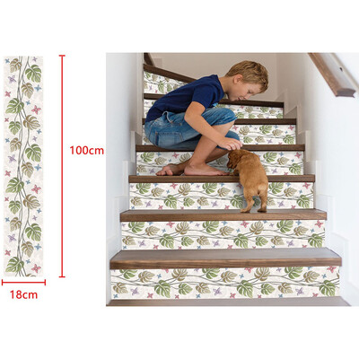 

Toponeto 3D Simulation Stair Stickers Waterproof Wall Stickers DIY Home Decor