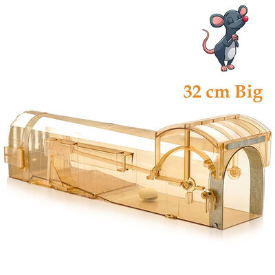 

Live Mouse Trap 32 cm Enlarged Smart Mouse Rodent Trap Catch Cage for Small Big Mice Reusable Tool