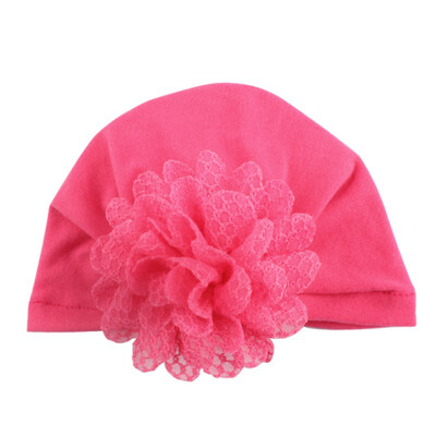 

2019 New Baby Girl Flower Elastic Hats Turban Cap Cute Soft Infant Hair Accessories