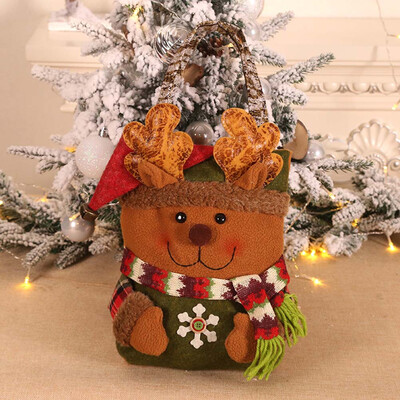

3 Styles New Christmas Decorations Candy Bags Christmas Gift Bags Tote Bags Fashion Decor
