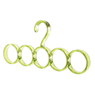 

Shawl Scarf Hanger Belt Tie Hanger Clothes Rack Stand with Hook Ring Display Hanger Closet Space Saver Home Supplies