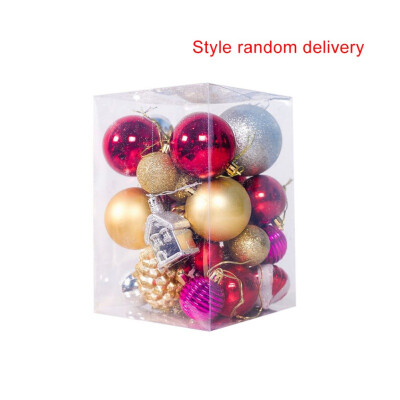 

Assorted Shatterproof Christmas Ball Ornaments Christmas Baubles Xmas Tree Pendants Holiday Party Decorations