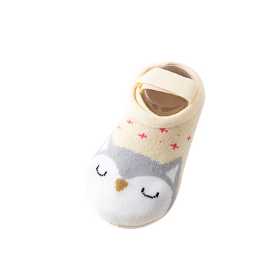 

Spring Autumn Newborn Baby Boys Girls Cartoon Print Sole Soft Socks 6 Kinds Animal Cute Cotton Comfortable Anti-slip Floor Socks
