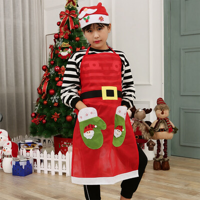 

Tailored Christmas Decoration Santa Claus Apron Kitchen Aprons Dinner Party Apron
