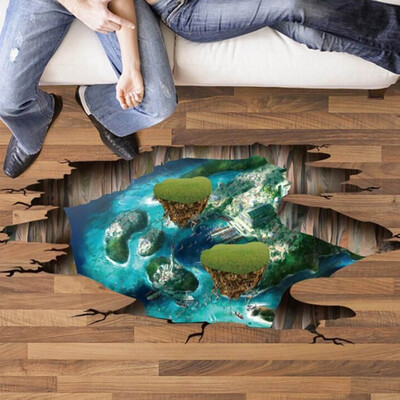 

3D Art Wall Stickers Murals - - Self-adhesive Removable DIY Vinyl Decals Decorator