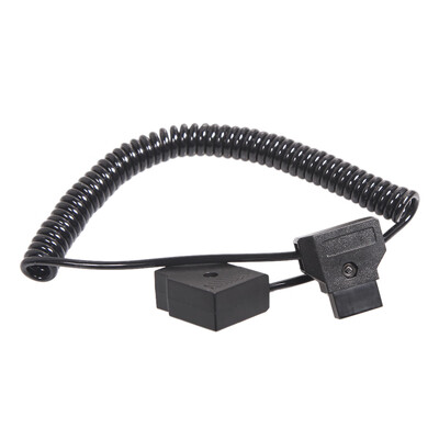 

D-TAP 2 Pin Male to Female Extension Adapter Cable for DSLR Rig Anton Bauer Battery V-mount Dtap to DtapElastic Cable 1M