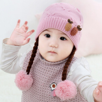 

Baby Hats Knitted Wool Hats Baby Accessories Baby Toddler Clothing Winter Warm Cap