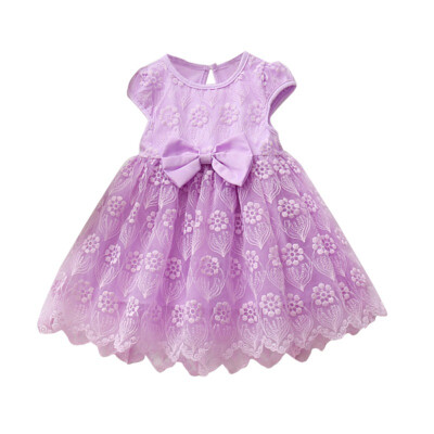 

2019 New Summer NewBorn Baby Girls Dress Lace Mesh Girls Infant Clothes Pink Princess Dress Children Clothes Baby Girls Dress