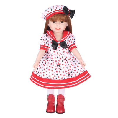 

YIWULALifelike Girl Doll Baby Doll cute Doll Kids Girl Playmate Birthday Gift 18inch