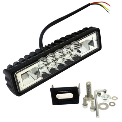 

48W Strobe Flash Work Light Led Light Bar For Offroad 4X4 Atv Jeep Suv Moto G3L2