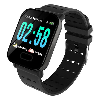 

A6 Smart Watch blood pressure fitness tracker Pedometer Heart Rate Monitor Waterproof Bluetooth Smartwatch for Android IOS