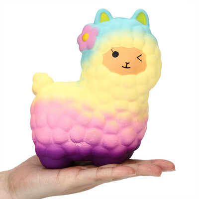 

〖Follure〗Jumbo Sheep Cute Alpaca Super Slow Rising Scented Fun Animal Toys