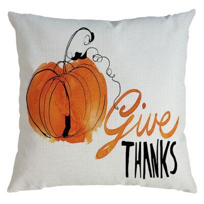 

〖Follure〗Thanksgiving Pillow Cover Pillowcases Decorative Home Decoration45x45cm