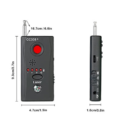 

Wireless Anti Detector Hidden Camera GSM Audio Bug Finder GPS Signal Lens RF Tracker
