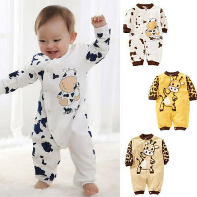 

Newborn Infant Baby Boys Girls Cute Bodysuit Romper Jumpsuit Outfits Clothes AU