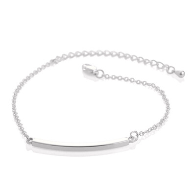 

New Korean Fashion Jewelry Bracelet Femme Curved Bar Bracelets For Women Simple Bend Bar Bracelets Party Gifts