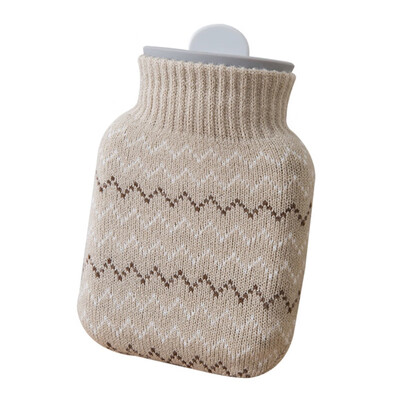 

Hot Water Bottles Microwave Warm Water Bag Warmer Household Heating Hot Water Bottles Cover With Knit Home Warming Products