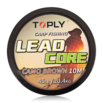 

10M Fishing Leadcore Line Braided Trolling Line Carp Fishing PE Line 25LB 35LB 45LB 60LB