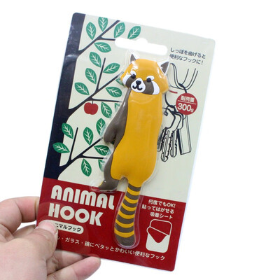 

Lovely Multifunctional Cartoon Animal Hanging Clasp Creative no trace Hanging Hooks For Home Kitchen Bathroom Refrigerator