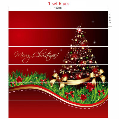 

3D DIY Steps Christmas Tree Removable Stair Sticker Home Decor Patterns Beautiful Christmas Stickers