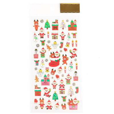 

Christmas Sticker Stationery Vintage Benediction Bronzing Decoration Stickers DIY Scrapbook Label Index Sticker Pack