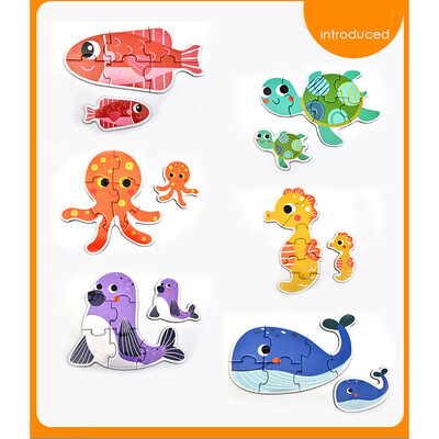 

Gotoamei Paper Puzzle Educational Developmental Baby Kids Training Toy