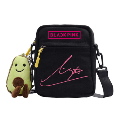 

BLACKPINK Peripheral Shoulder Bag Canvas Bag Student Messenger Bag