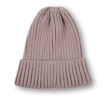 

Kids Boy Girl Hat Winter Hat Simple Concise Solid Color Knit Comfortable Beanie Cap