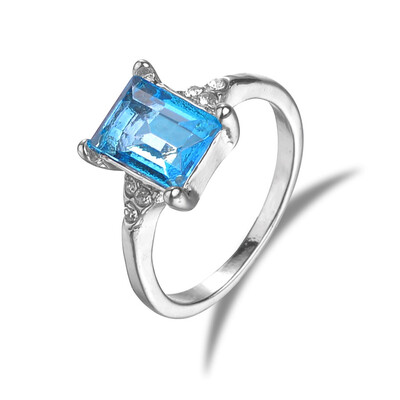

Princess Cut Mystic Rainbow Topaz Engagement Diamond Jewelry Christmas Birthday Gift Wedding Band Rings Size 6 - 10