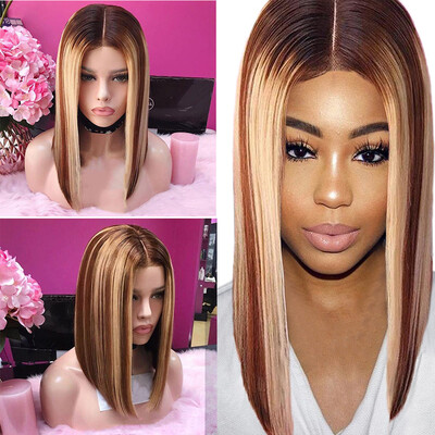 

Tailored Natural Mix Colors Gradient Long Curly Synthetic Wig Full Wig Front Wig