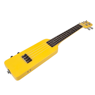 

Creative Bottle Shape 23" Solid Wood Okoume Electric Ukulele Ukelele Uke Kit with Carrying Bag 35mm Audio Cable 4pcs Extra String