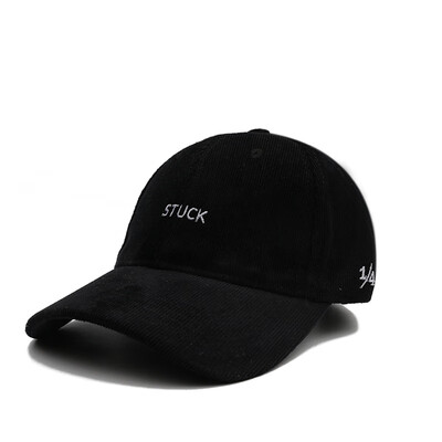 

Hat Womens letter embroidery new baseball cap Korean fashion corduroy autumn winter cap mens outdoor sun hat