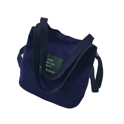 

Letter Printed Canvas Large Capacity Women Cross Body Shoulder Bag Pouch Gift
