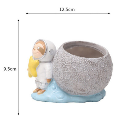 

Resin Sloth Flower Pots Creative Succulent Flower Planter Eco-friendly Design Flower Pot Home Garden Bonsai Pot Home Decor